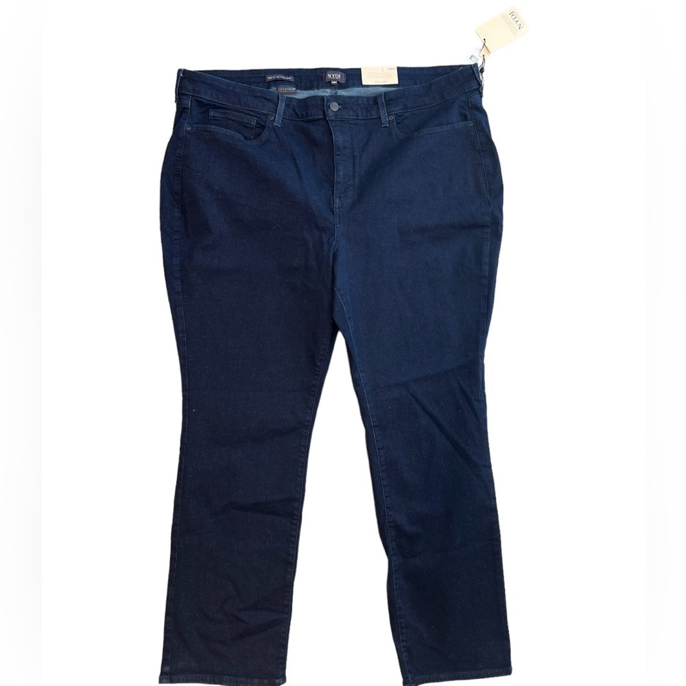 NYDJ Marilyn Straight Dark Wash Jeans Size 24W
